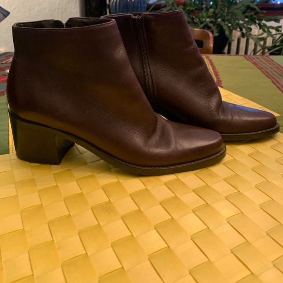 Nine West Chocolate Ankle Boots - Picture 1 of 5